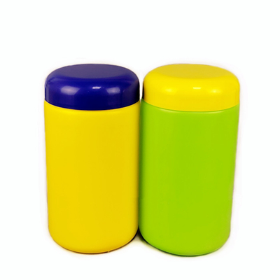 علبة مسحوق بلاستيك قبة 800 مل زجاجة أقراص الكالسيوم خالية من BPA