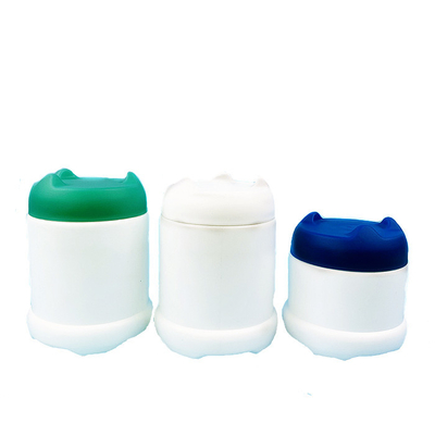 علبة زجاجة دواء بلاستيكية فارغة خالية من مادة BPA 300 مل مع غطاء على شكل قطة