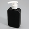 زجاجة محلول فارغة سعة 150 مل قابلة لإعادة التدوير من البلاستيك الأسود HDPE زجاجات مضخة